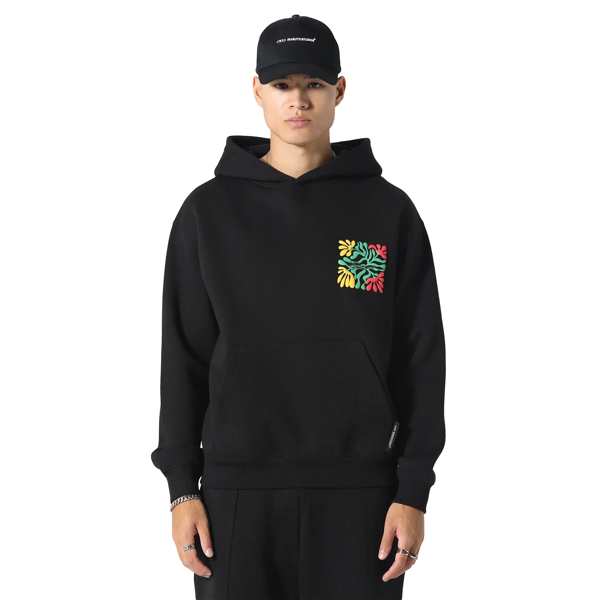 Irasuto Studios Zen Forest Black Hoodie