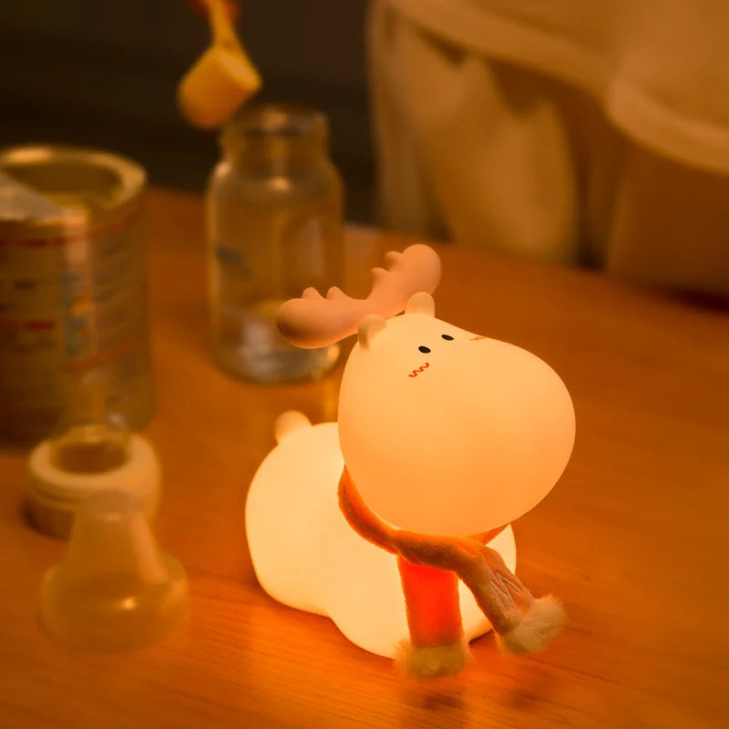 Peeperly Adorable Elk Sensitive Night Lamp – No Color