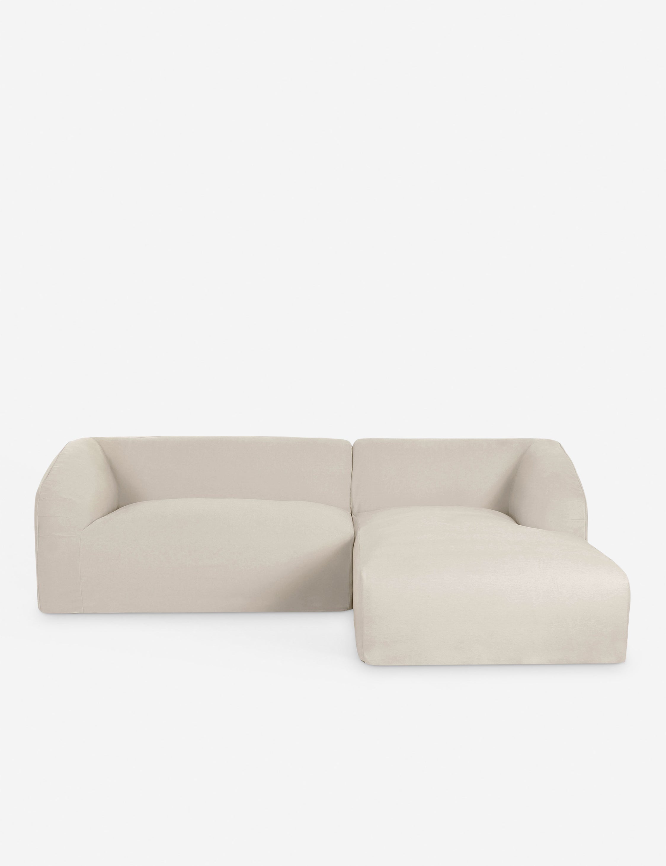 Lulu and Georgia Maddox Modular 2-Piece Chaise Sectional Sofa - view 2