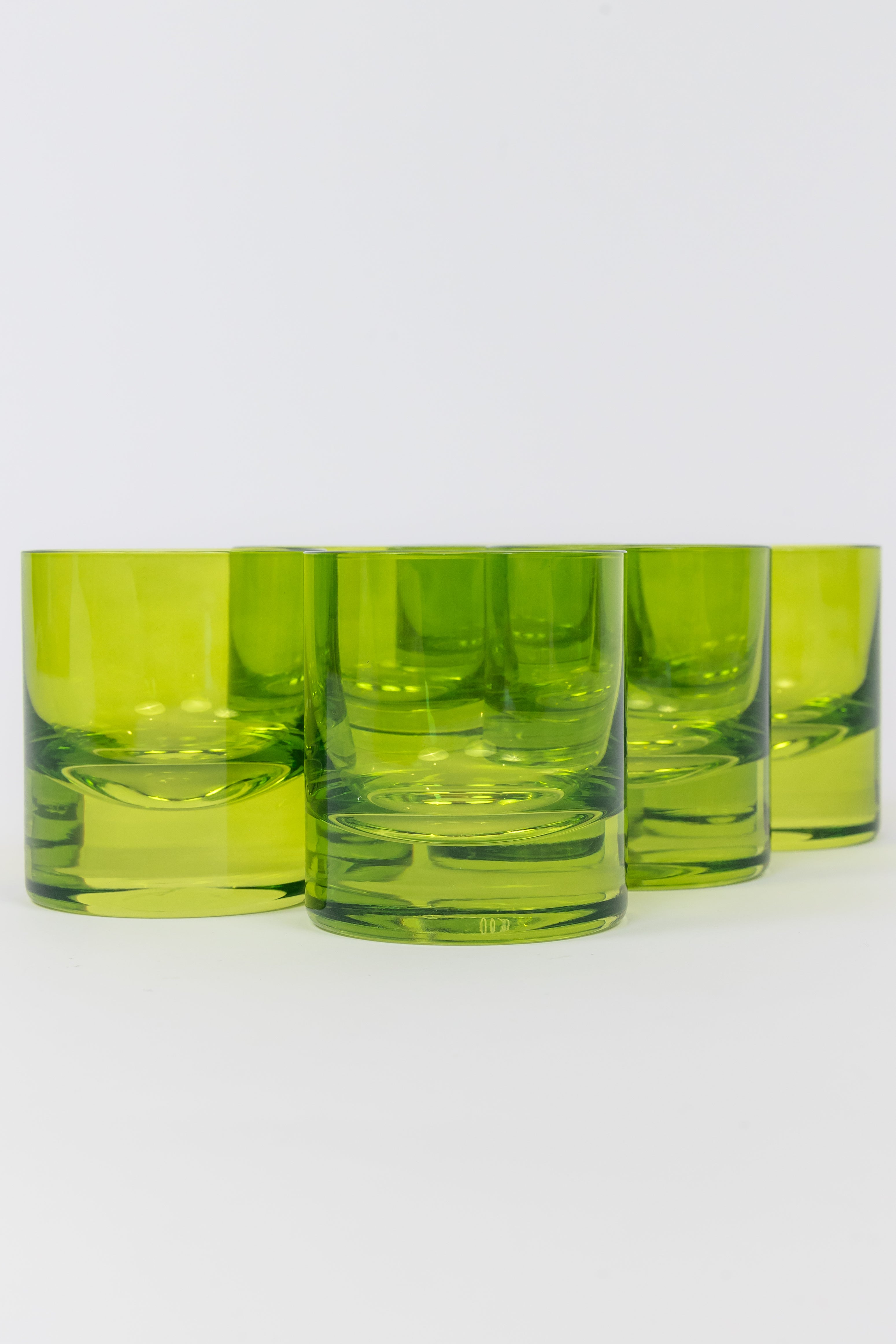 Estelle Colored Glass Estelle Colored Rocks Glass - Set of 6 {Forest Green}