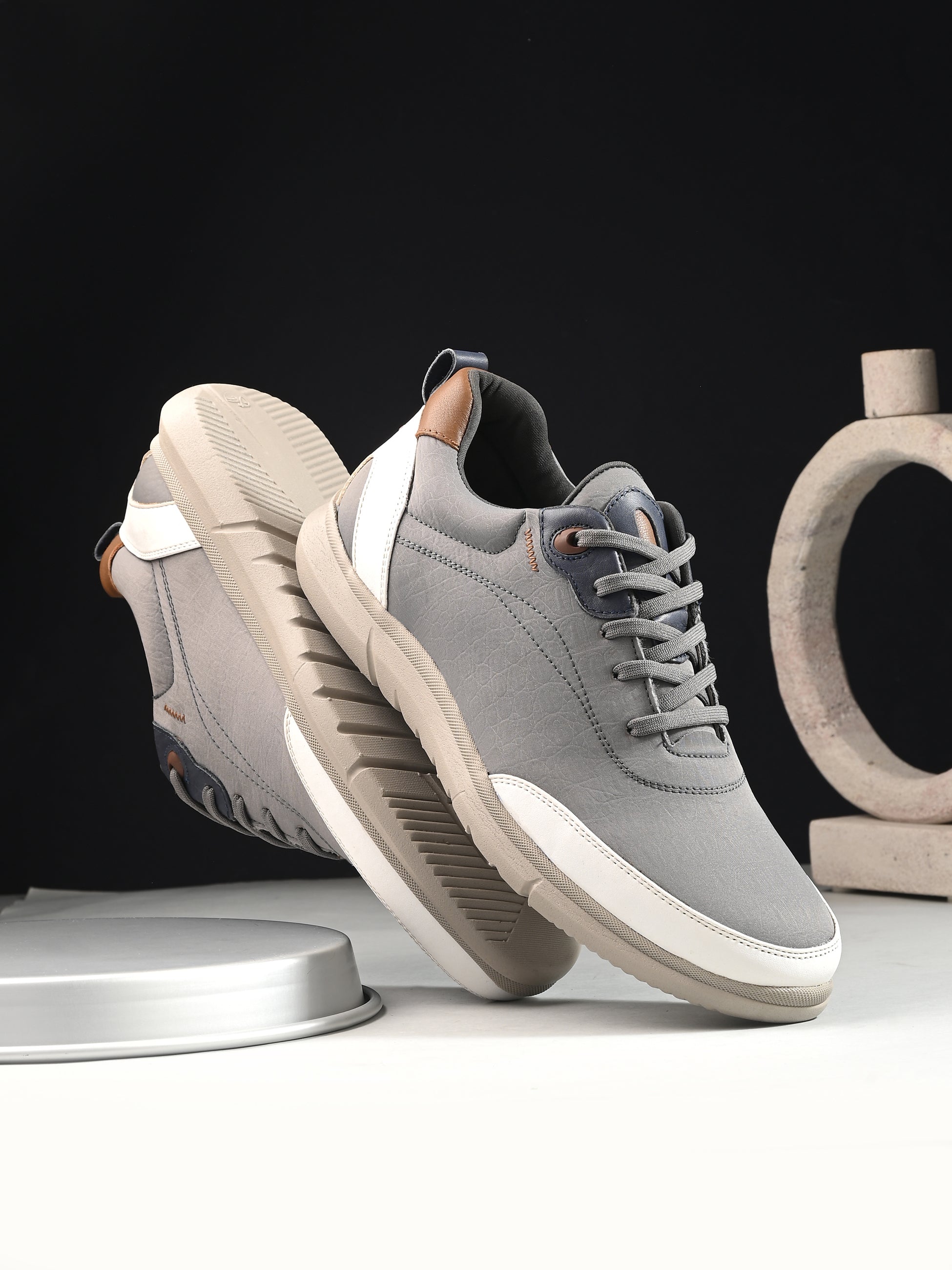 Moonwalk Lace-Up Sneakers by Aspeerio - view 9