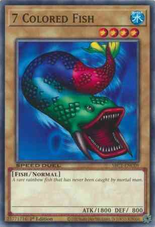 Yu-Gi-Oh! 7 Colored Fish - SBC1-ENC09 - Common - 1st Edition