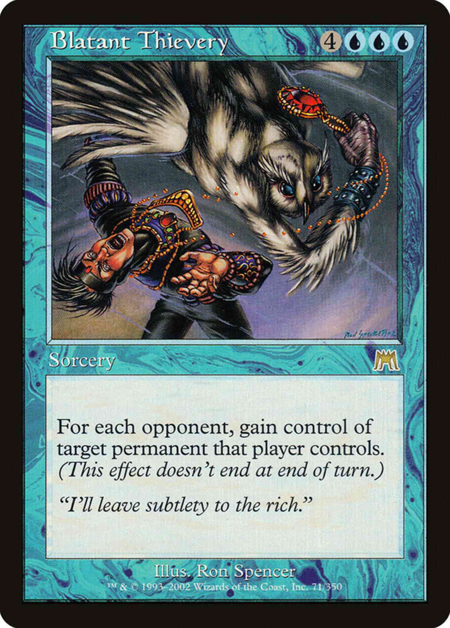 Blatant thievery 71 – Magic Blatant Thievery [71] [Onslaught] [Non-Foil]