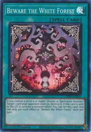 Yu-Gi-Oh! Beware the White Forest - INFO-EN059 - Super Rare - 1st Edition