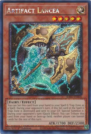 Yu-Gi-Oh! Artifact Lancea - RA01-EN006 - Platinum Secret Rare - 1st Edition