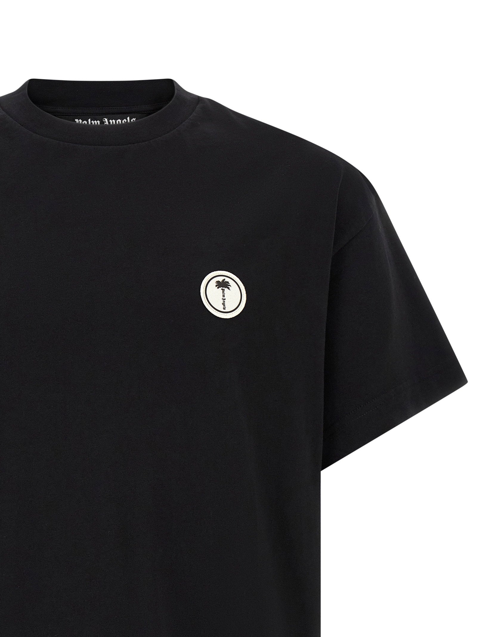 Palm Angels Logo Patch T-shirt – 100% cotton - view 3