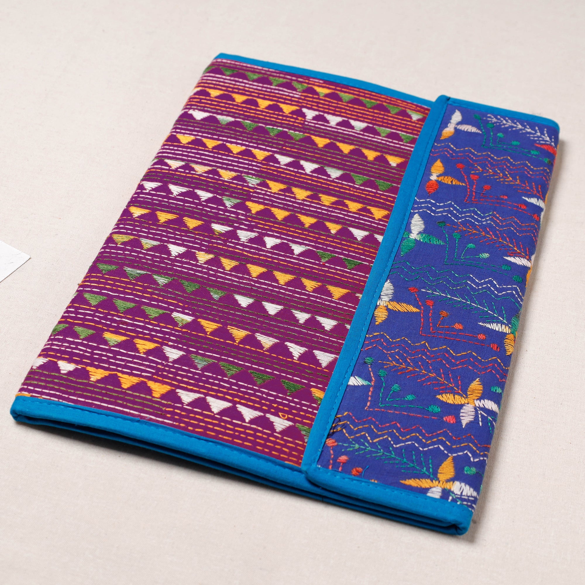 ASALKAAR Bengal Kantha Work Handcrafted File Folder - view 2