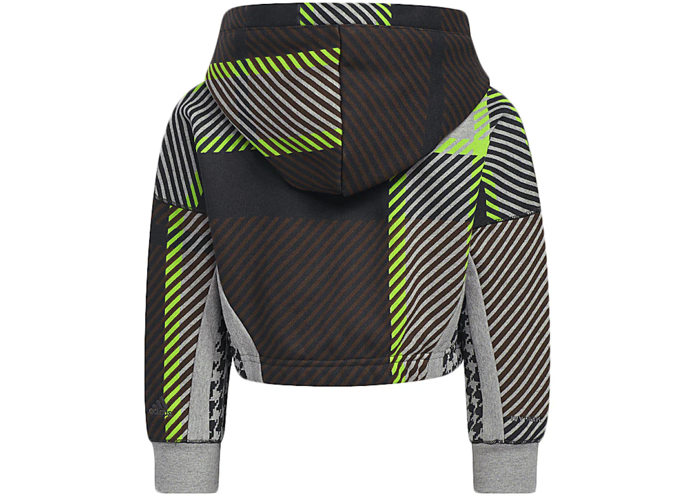 adidas Ivy Park Halls of Ivy Kids Hooded Shrug Medium Grey Heather/Black/Brown - view 2