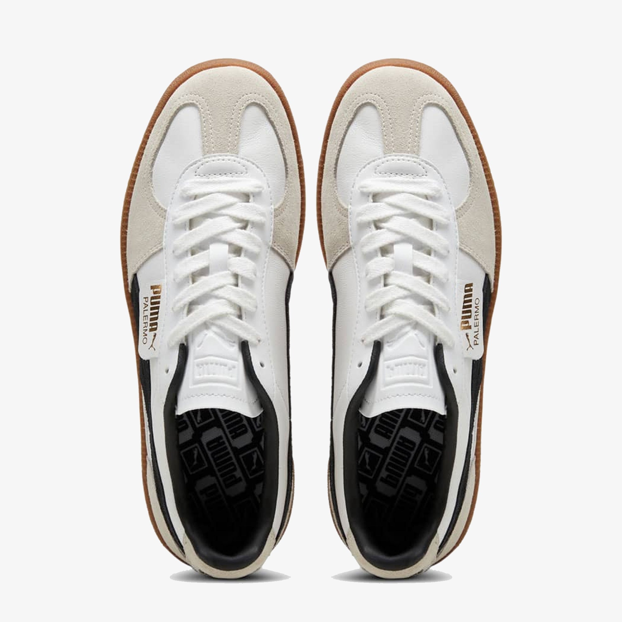 Puma | Palermo Lth { Whitevapor Gray-gum - view 2