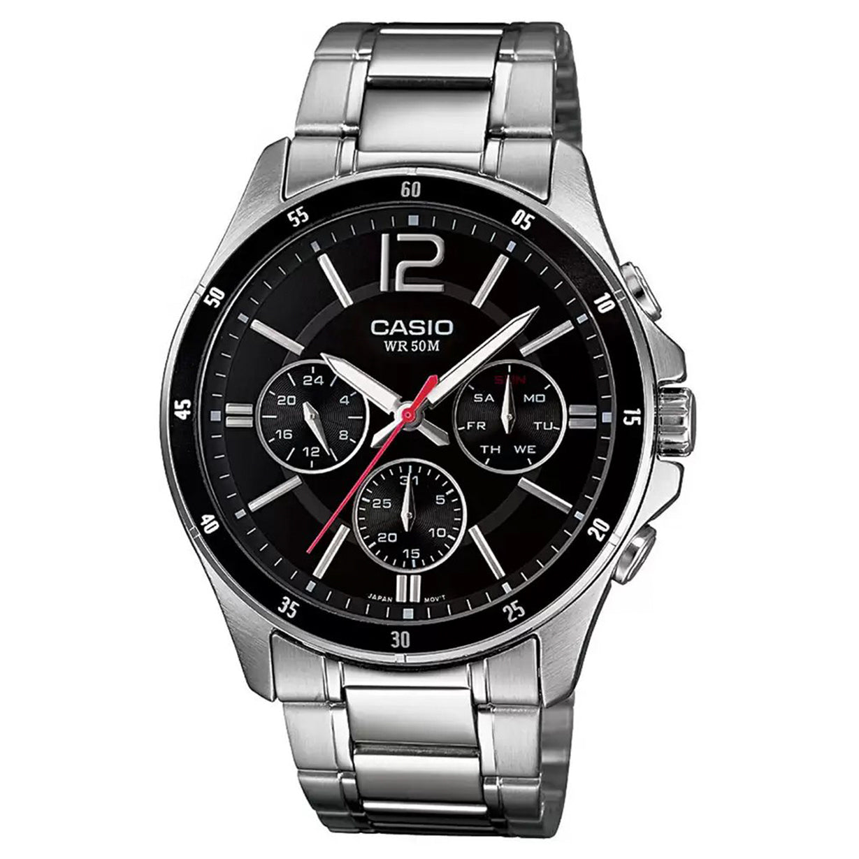Casio Enticer Black Dial Men 43.5mm - view 4