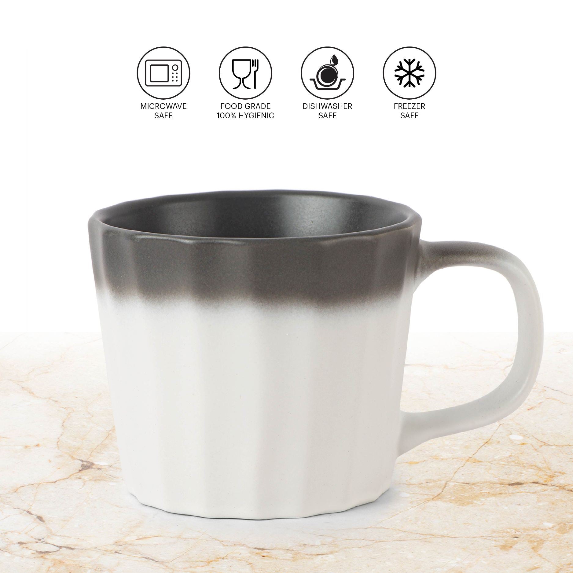 Cello Retro 6 Pieces Ceramic Mug - view 3
