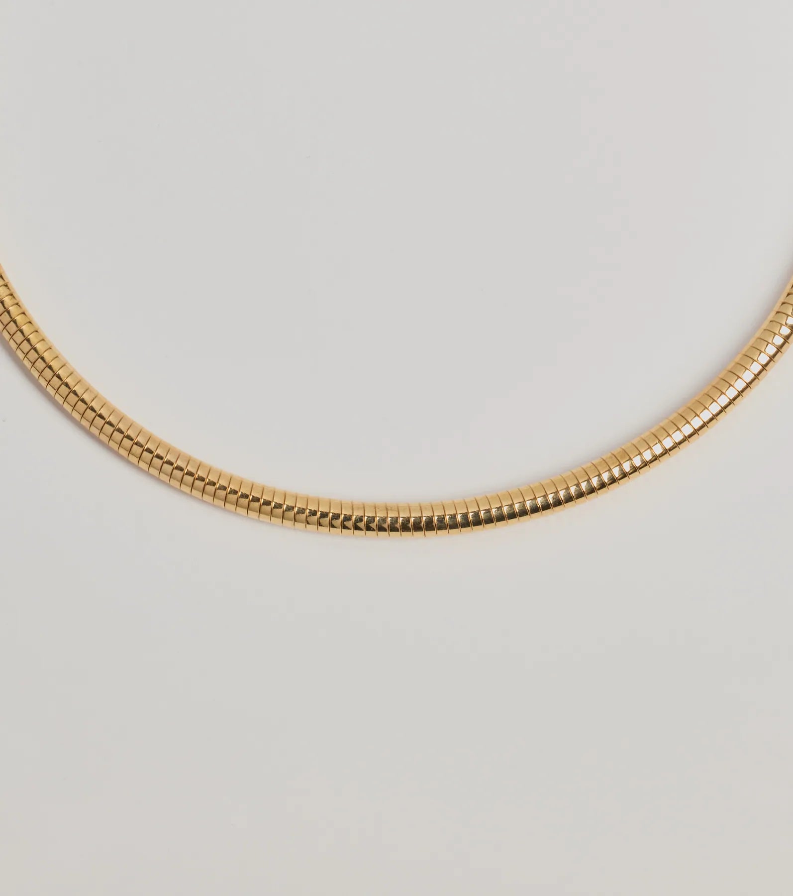 Windsor Sleekest Style Coiled Metal Choker Necklace - view 2