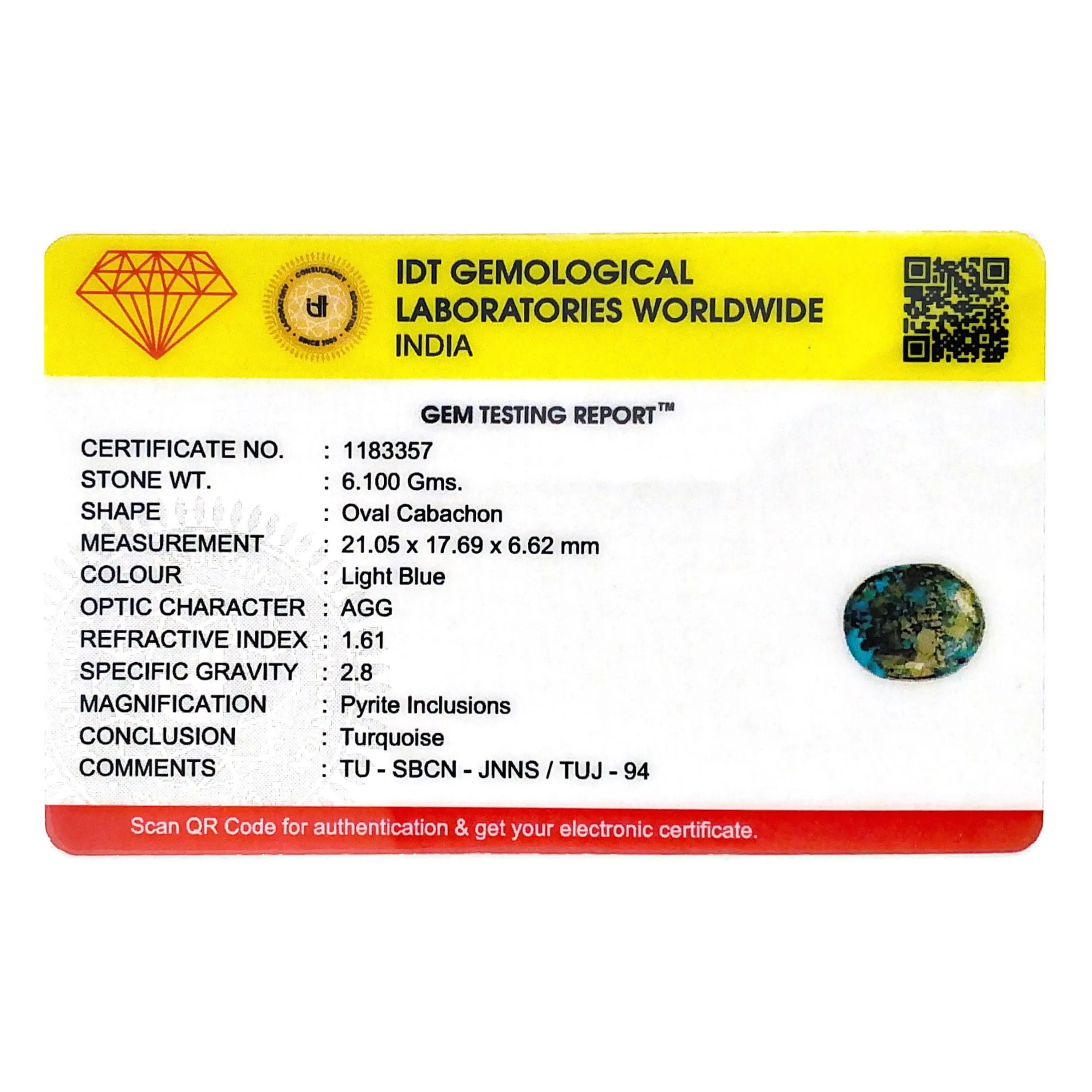 Pramogh Irani Firoza - 30.5 Carat - view 4