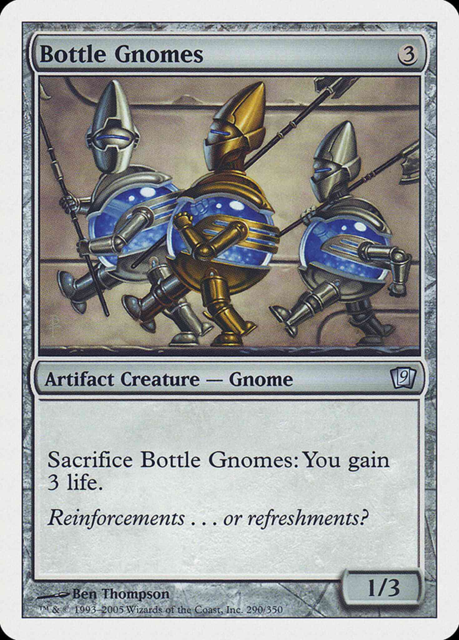 Bottle gnomes 290 – Magic Bottle Gnomes [290] [Ninth Edition] [Non-Foil]