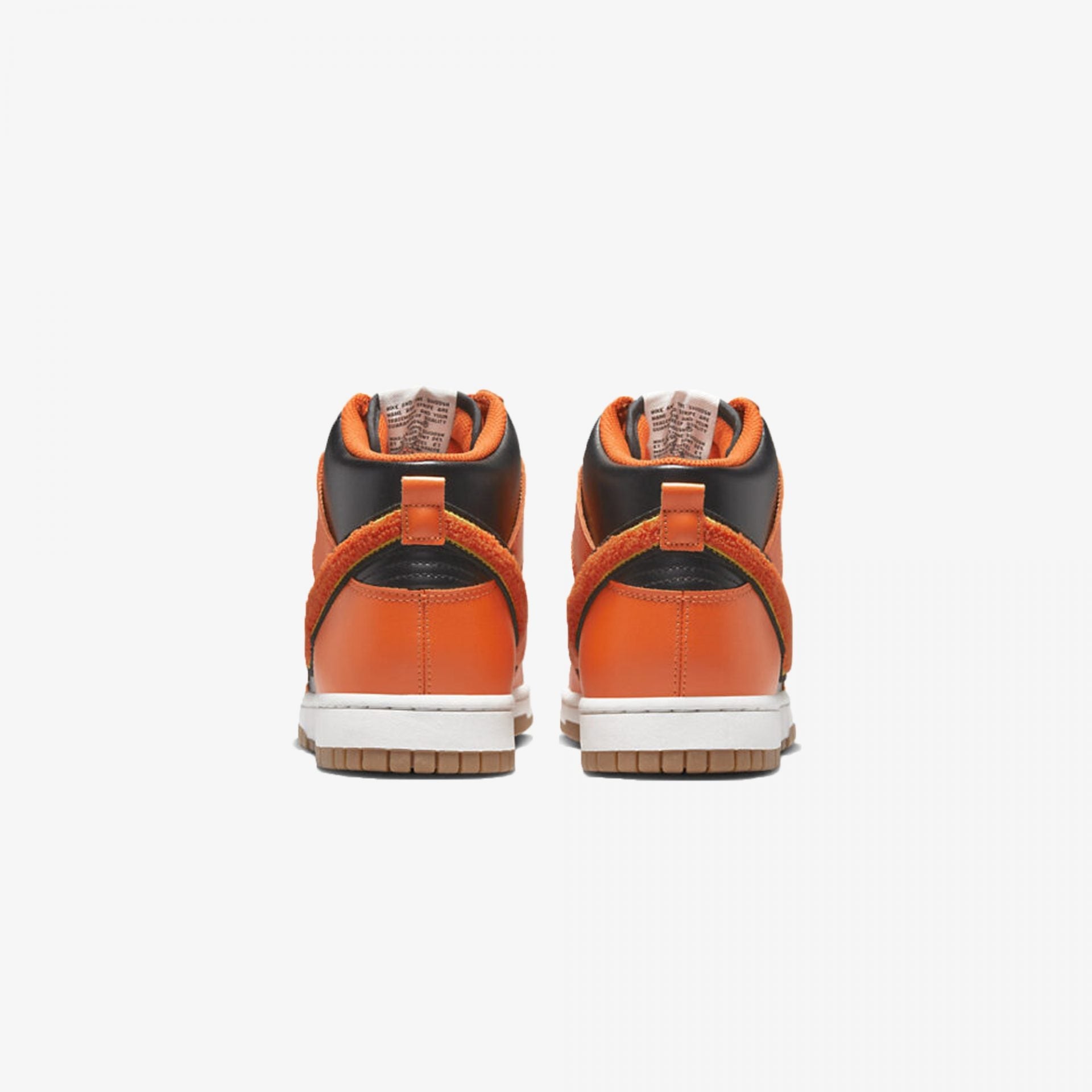 Nike | DUNK HIGH RETRO { BLACK/SAFETY ORANGE-UNIVERSITY GOLD - view 2