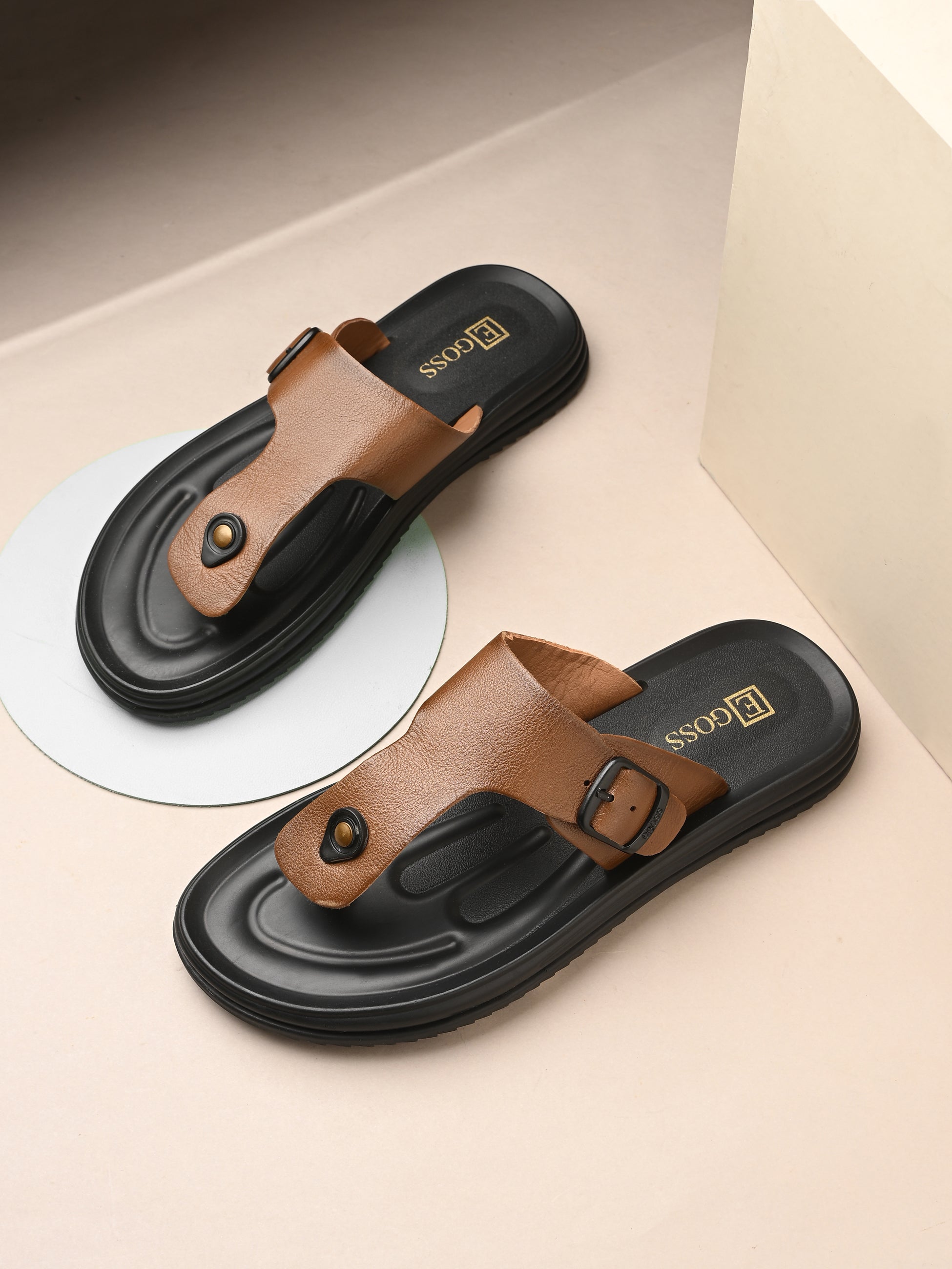 Egoss Shoes Comet Leather Slippers by Aspeerio