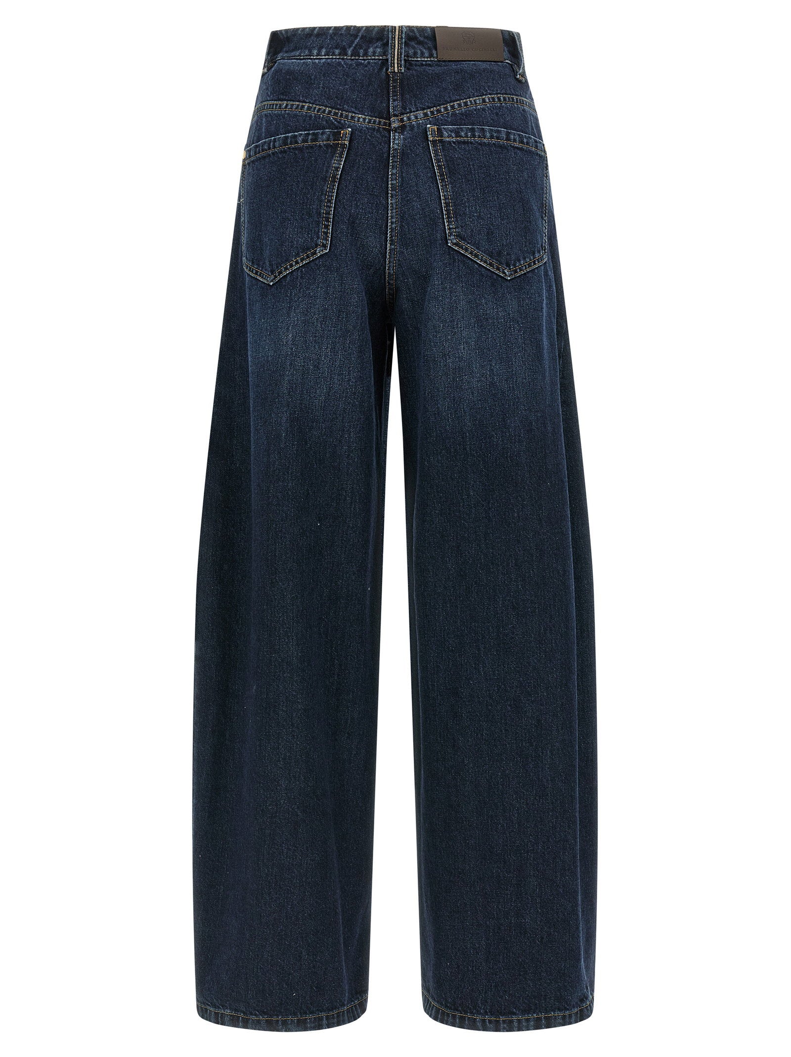 Brunello Cucinelli Wide Barrel Full Lenght Jeans - view 2