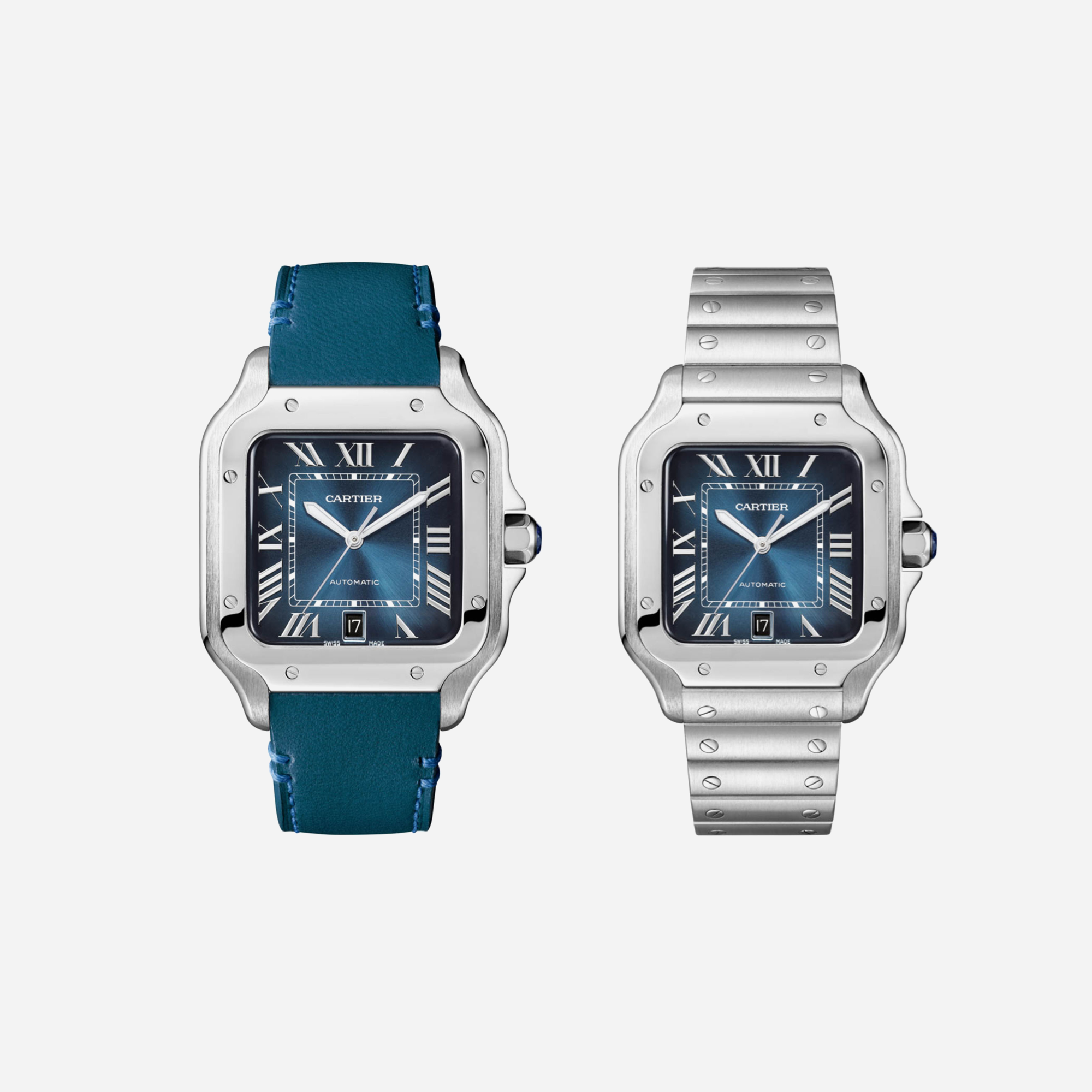 Cartier Santos De Cartier Blue Medium - view 2