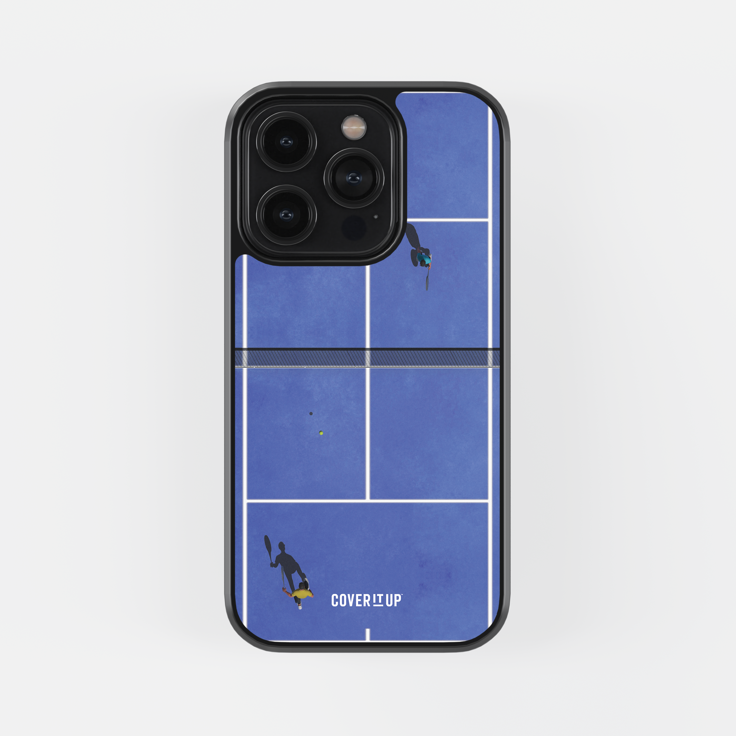 Design Phone Cases Tennis Pitch Glass Case
