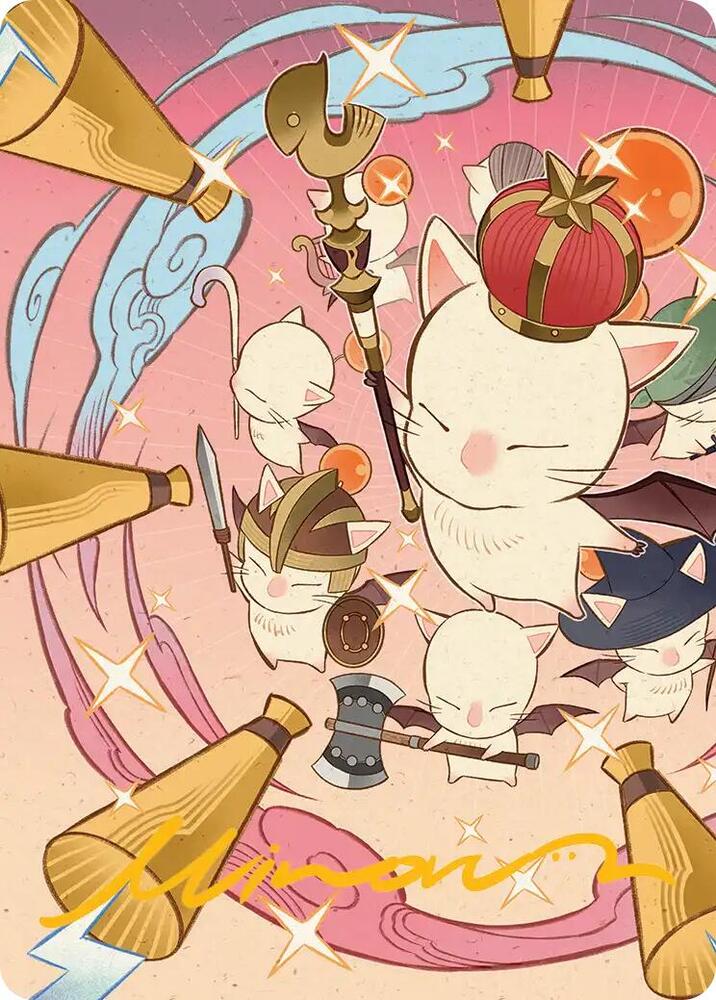 Summon good king – Magic 41/53 - Summon: Good King Mog XII Art Card [FINAL FANTASY: Art Series] [Gold-Stamped]
