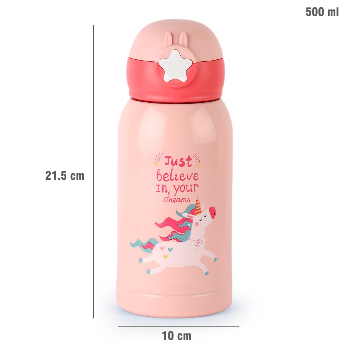 Cello Lucky Hot & Cold Stainless Steel Kids Water Bottle, 500ml - view 25
