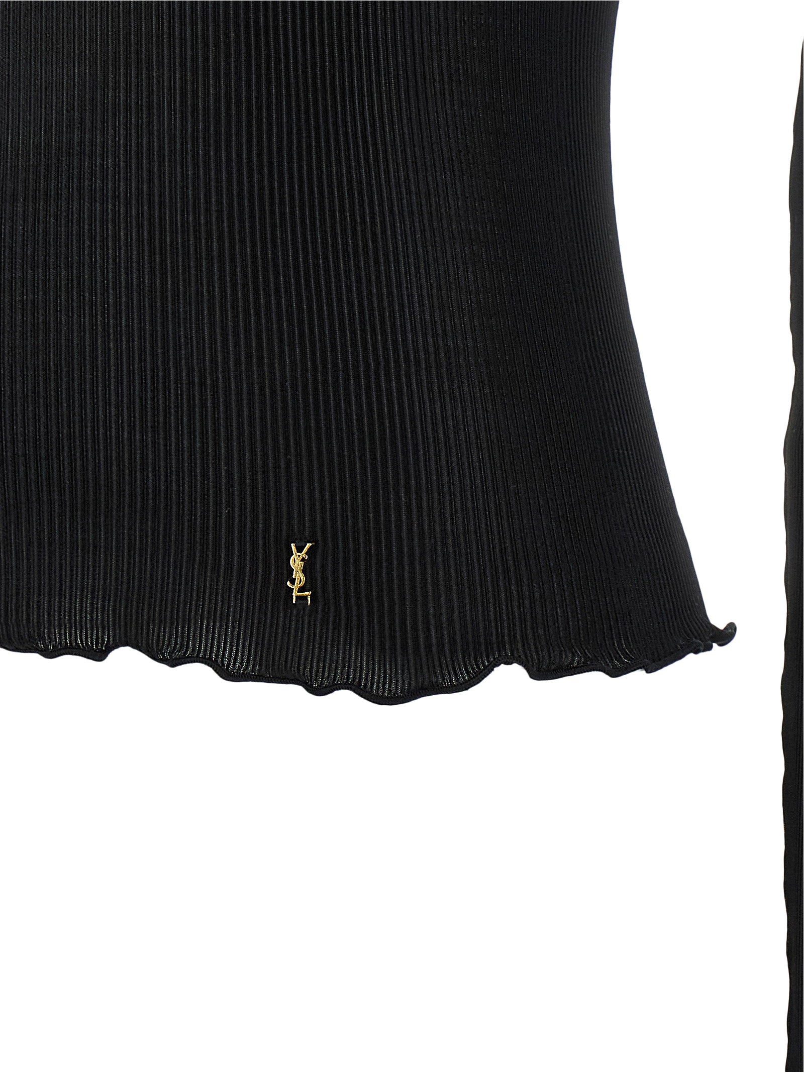 Saint Laurent Cassandre Top – 100% silk - view 4
