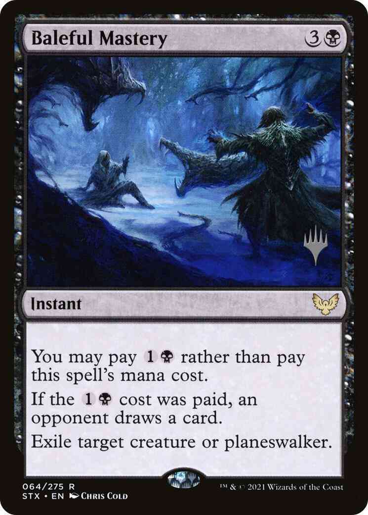 Baleful mastery promo – Magic Baleful Mastery [Promo Pack] [64p] [Strixhaven: School of Mages Promos] [Non-Foil]