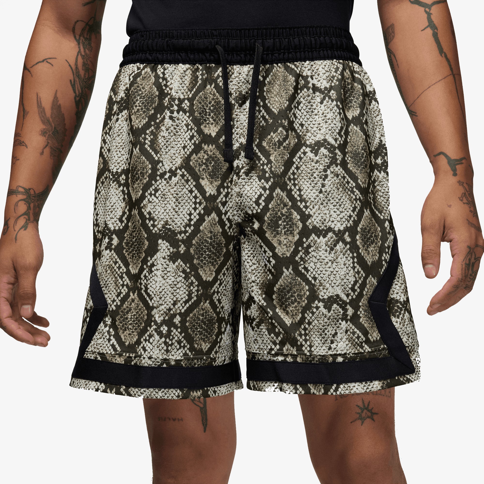 Jordan | Dri-fit Mesh Diamond Shorts { Sail/black - view 2