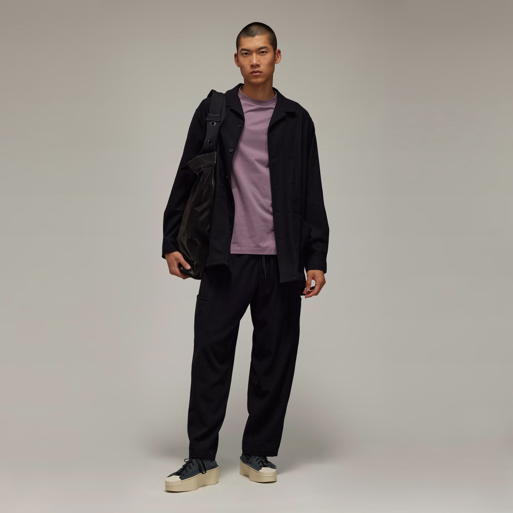 Y-3 | Relaxed Short Sleeve Tee { Legacy Purple - view 4
