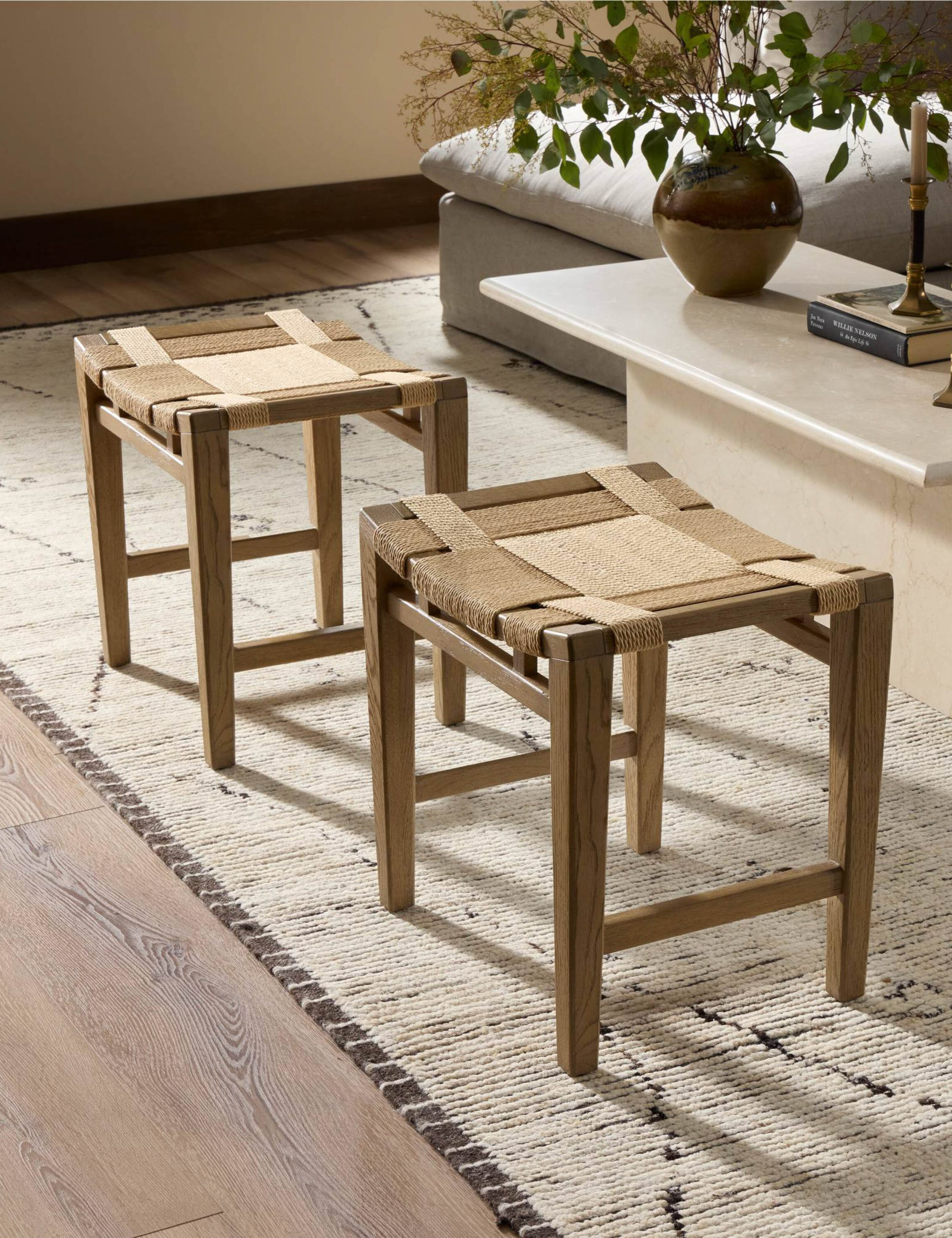 Lulu and Georgia Maggie Stool – Natural - view 2
