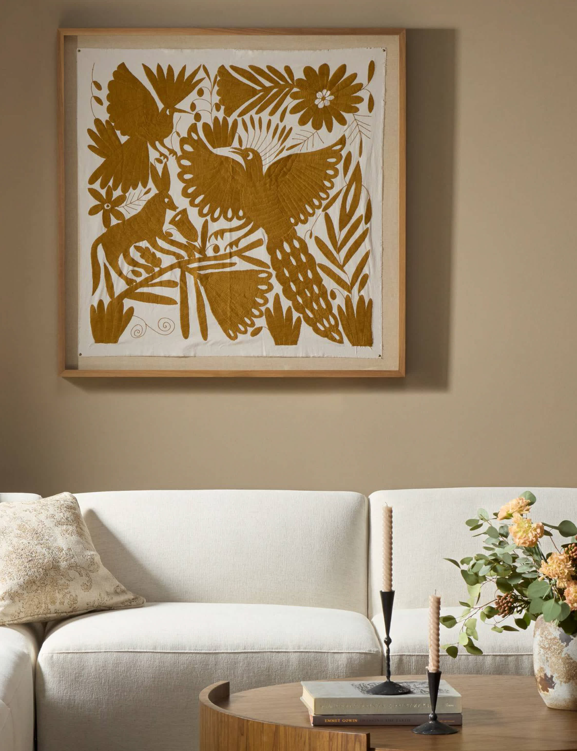 Lulu and Georgia Otomi Textile Wall Art - view 2