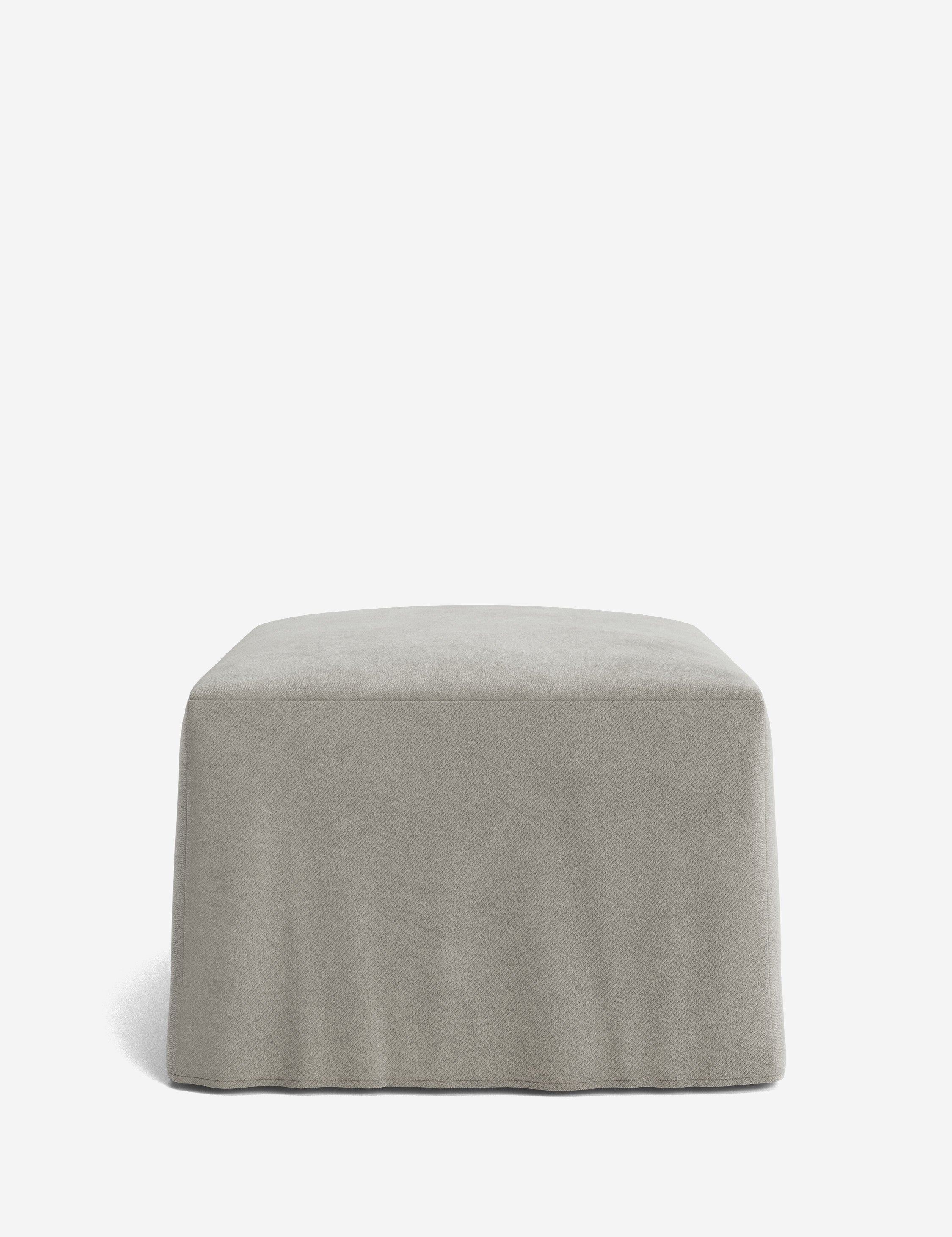 Lulu and Georgia Portola Slipcover Ottoman - view 167