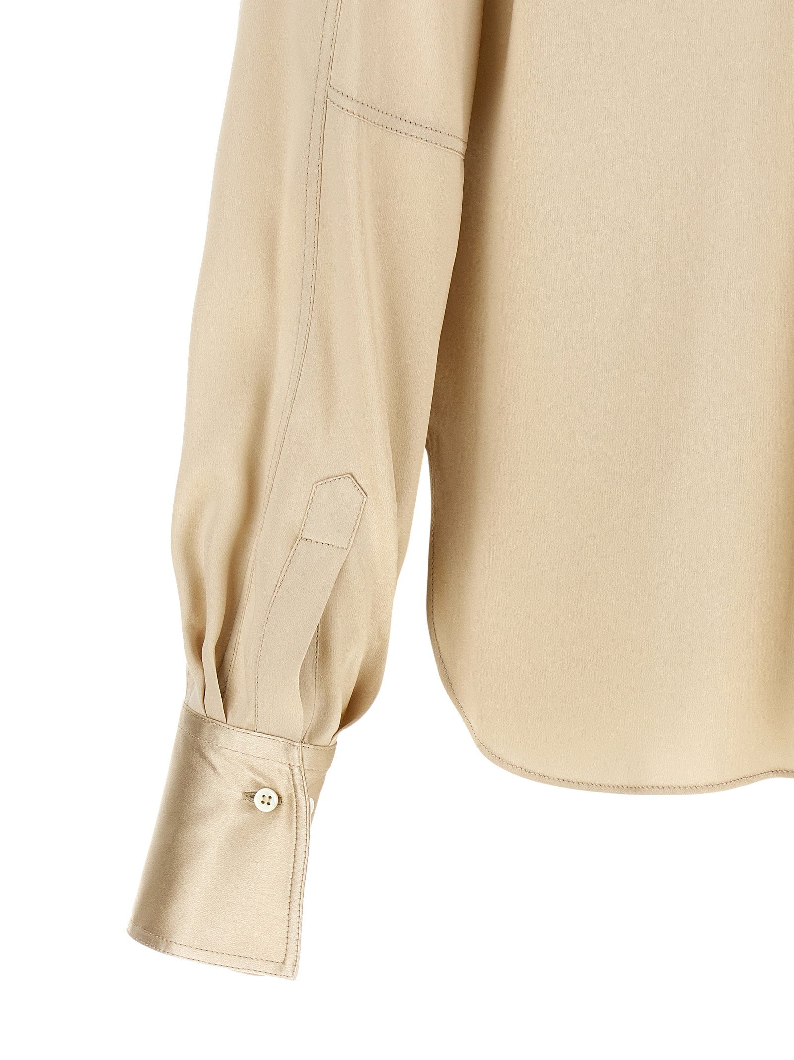 Brunello Cucinelli Satin Silk Shirt – 96% silk, 4% elastane - view 4