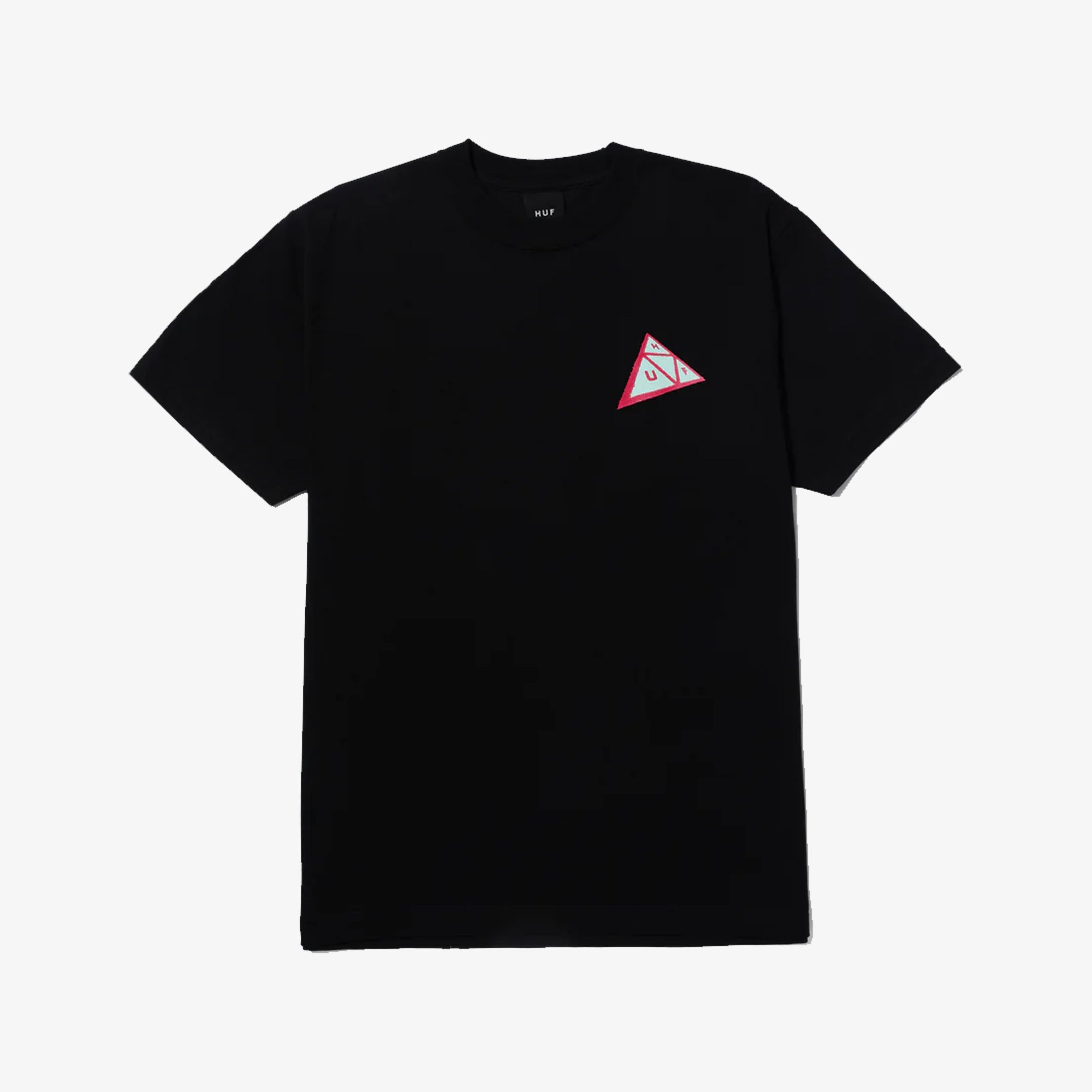 Huf | Skewed Triple Triangle T-shirt { Black