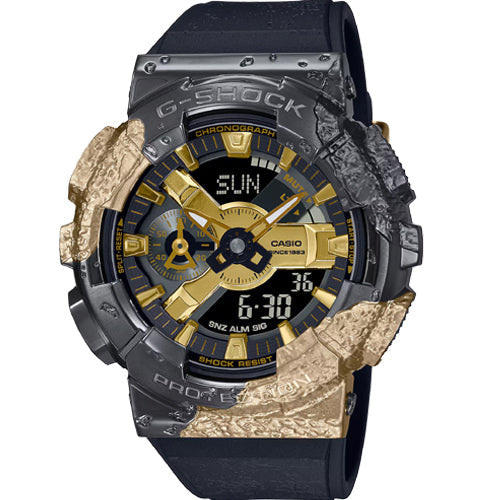 Casio G-Shock G-SHOCK 40th Anniversary Adventurer’s Stone Series 110 Series Gold Dial Men 48.8mm G1346 GM-114GEM-1A9