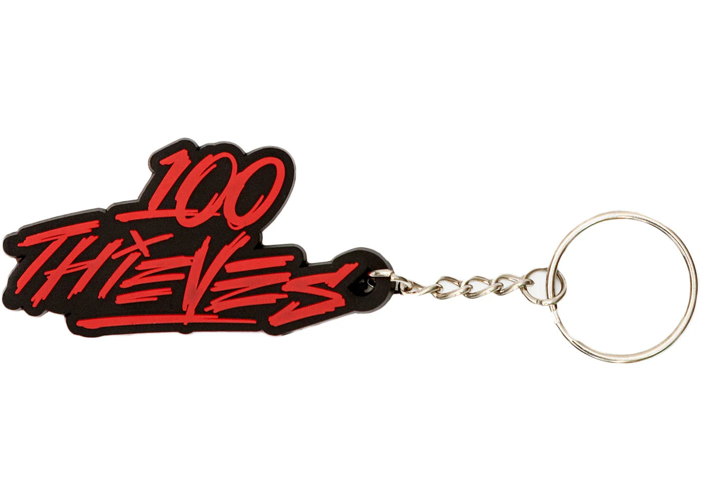 100 Thieves Logo Keychain Black/Red