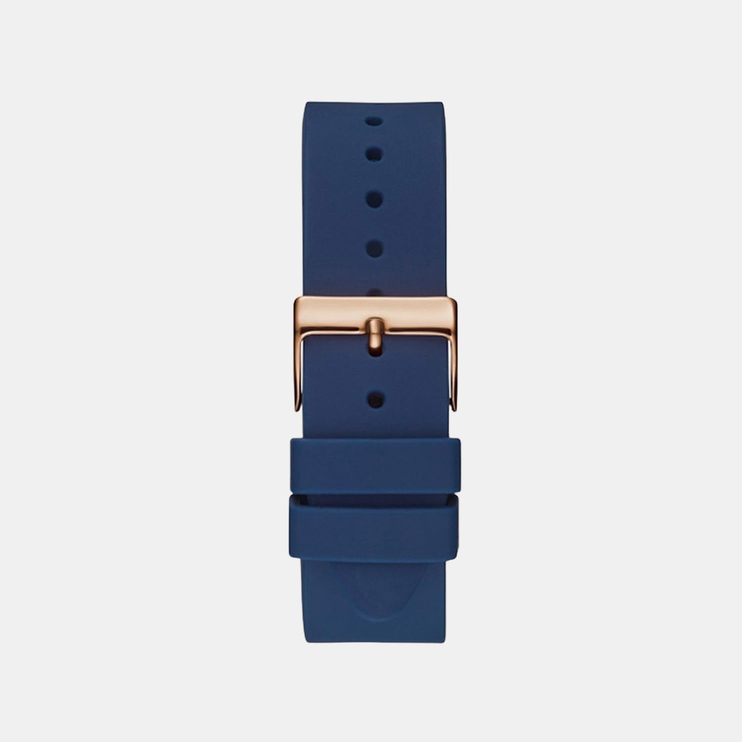 Guess G Check Women Quartz Rose Gold Dial Analog Silicone Watch GW0355L2 - view 2