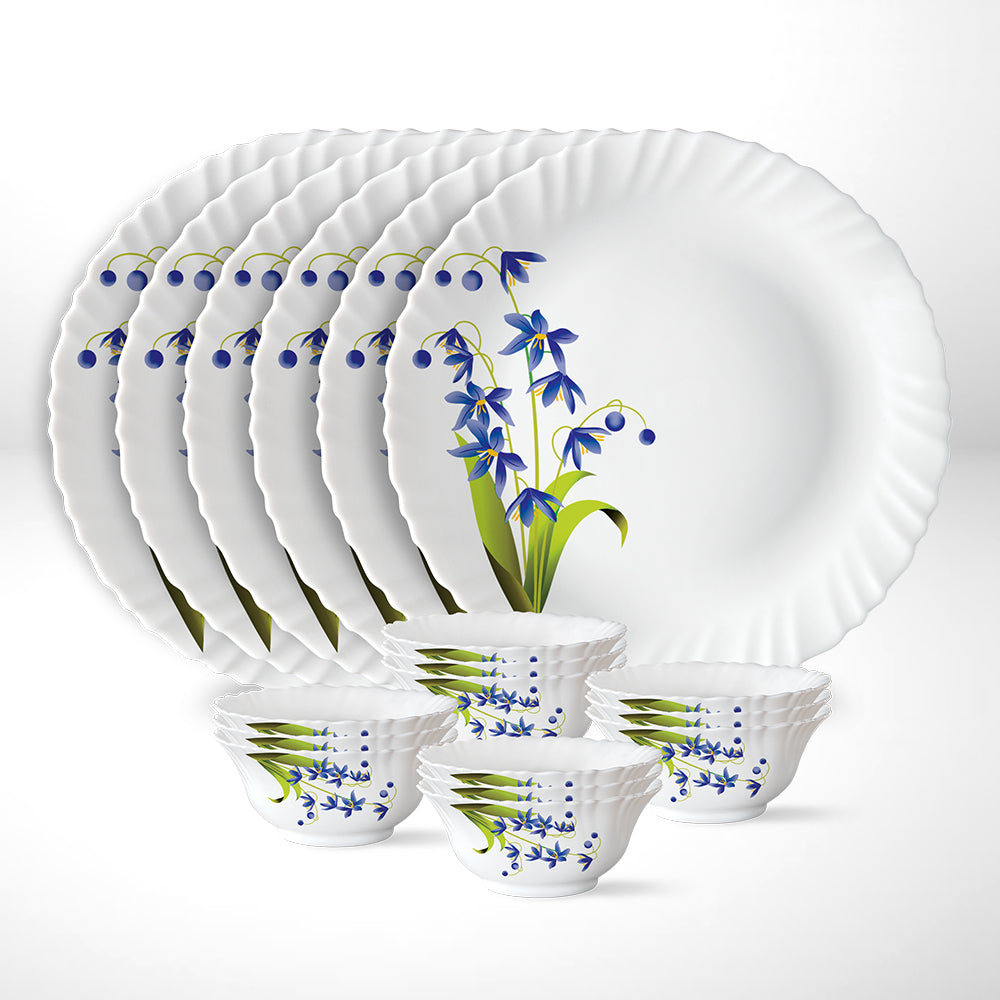 My Borosil Larah by Borosil Lavender Thali Set