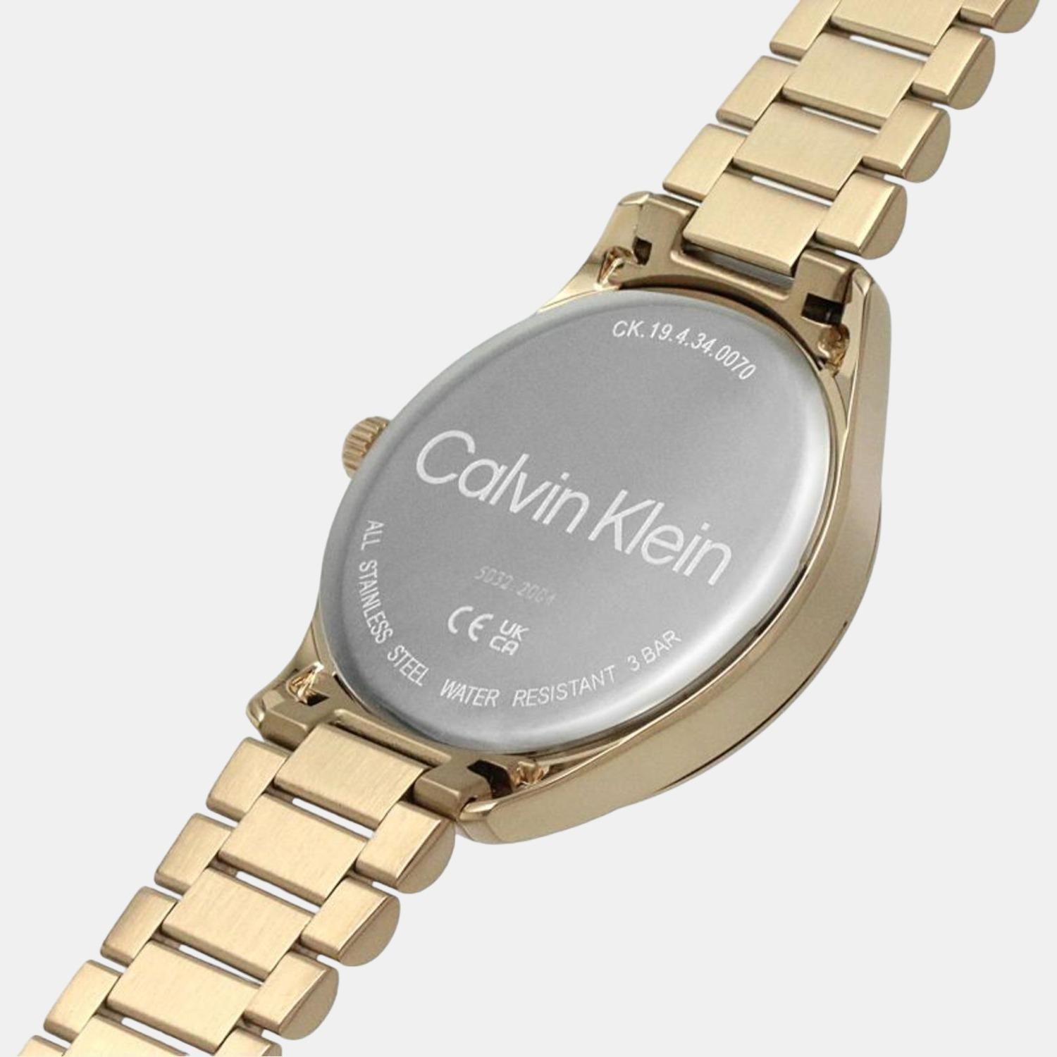 Calvin Klein Ck Iconic Unisex Quartz Rose Gold Dial Analog Stainless Steel Watch 25200042 - view 4