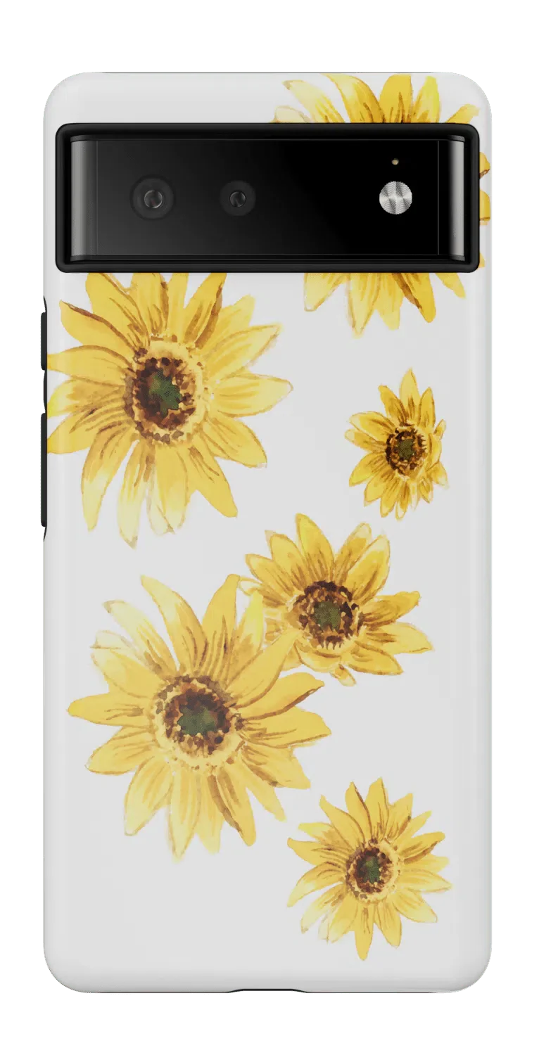 Casetry Golden Garden | Yellow Sunflower Floral Google Pixel Case