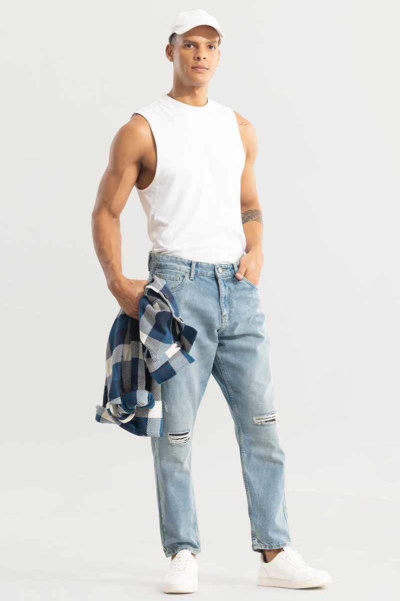 BlackTree Castor Light Blue Baggy Jeans - view 3