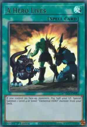 Yu-Gi-Oh! A Hero Lives - MAMA-EN081 - Ultra Rare - 1st Edition