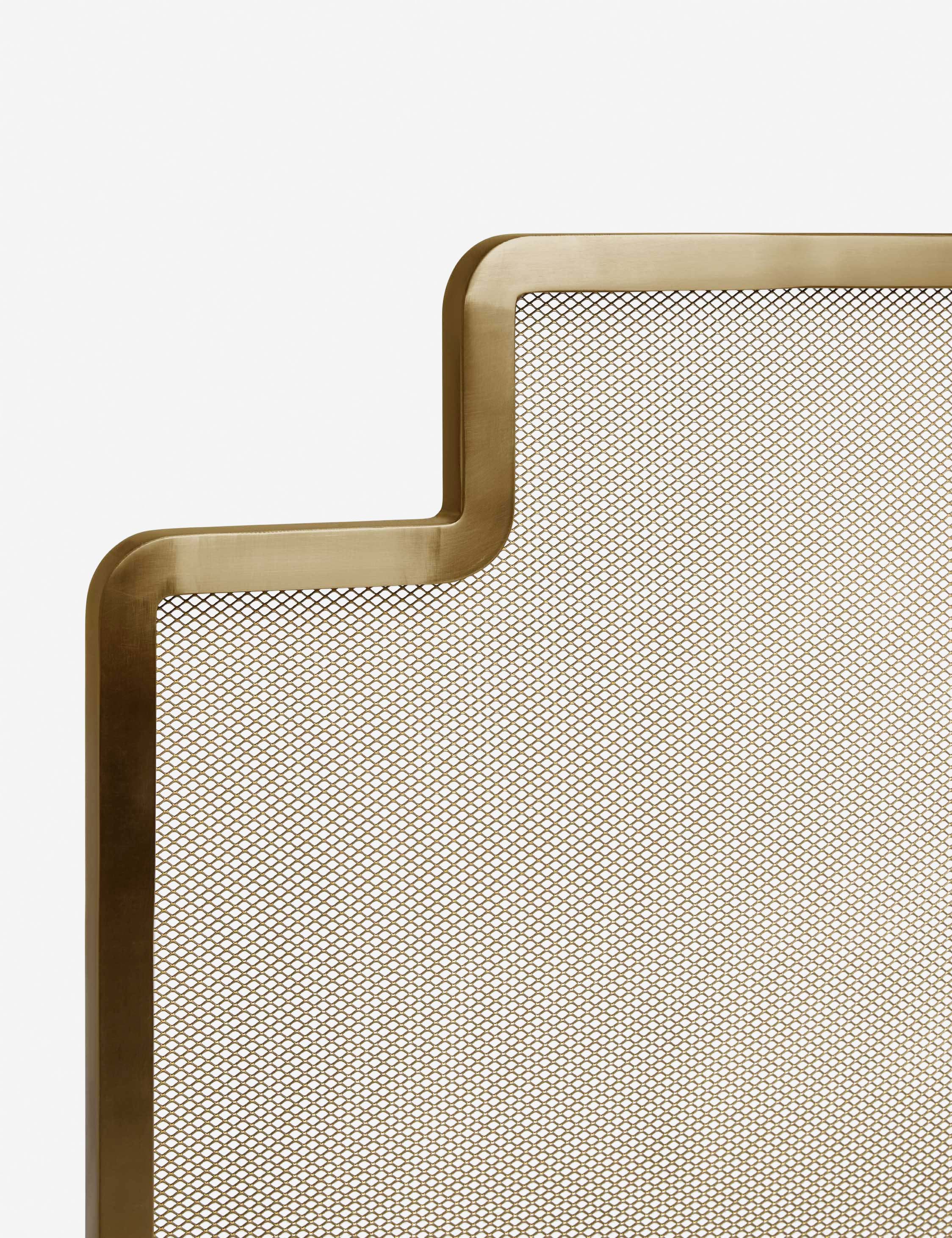Lulu and Georgia Langham Fireplace Screen – Gold - view 4