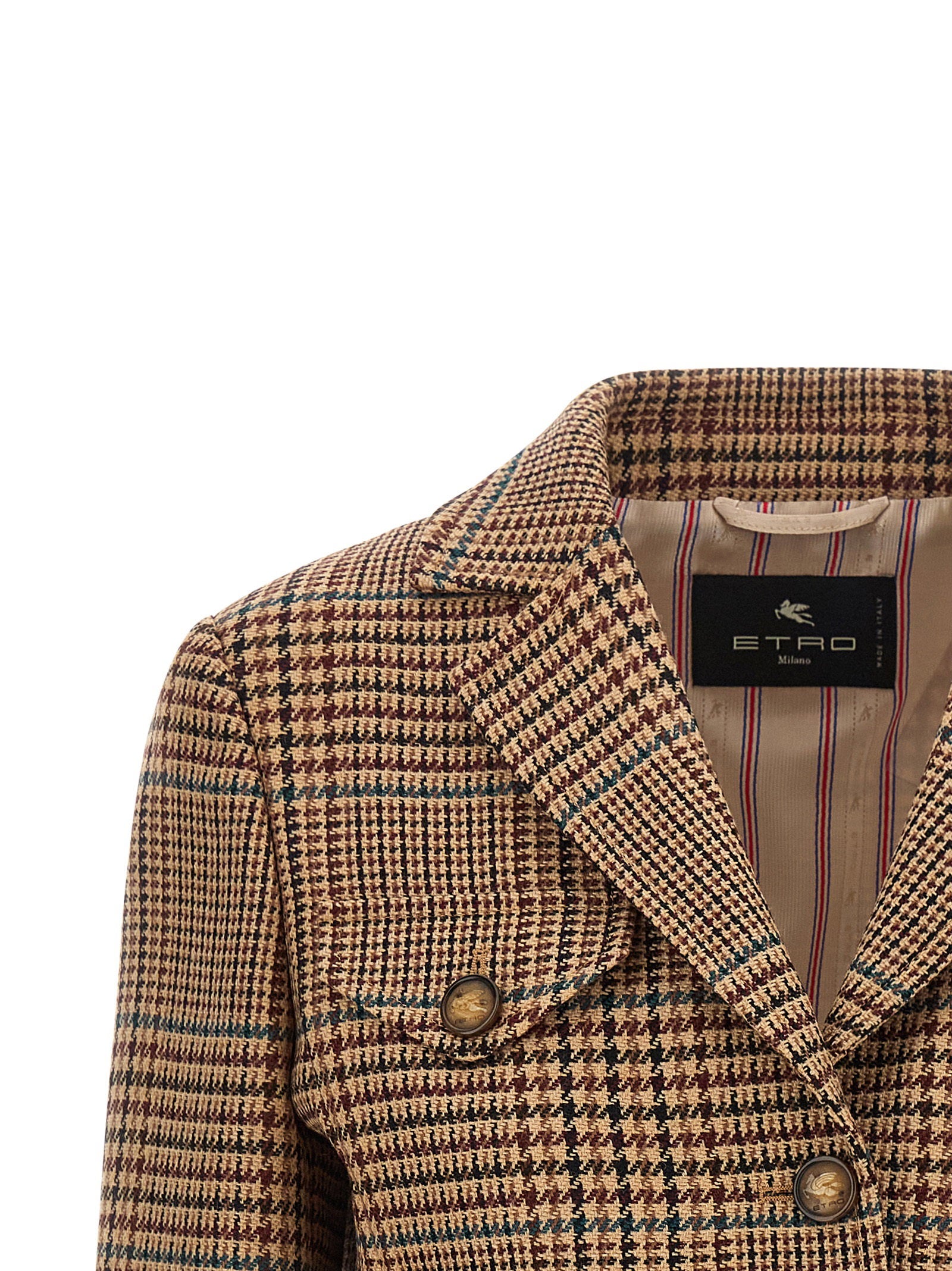 Etro Prince Of Wales Blazer – 100% wool - view 3