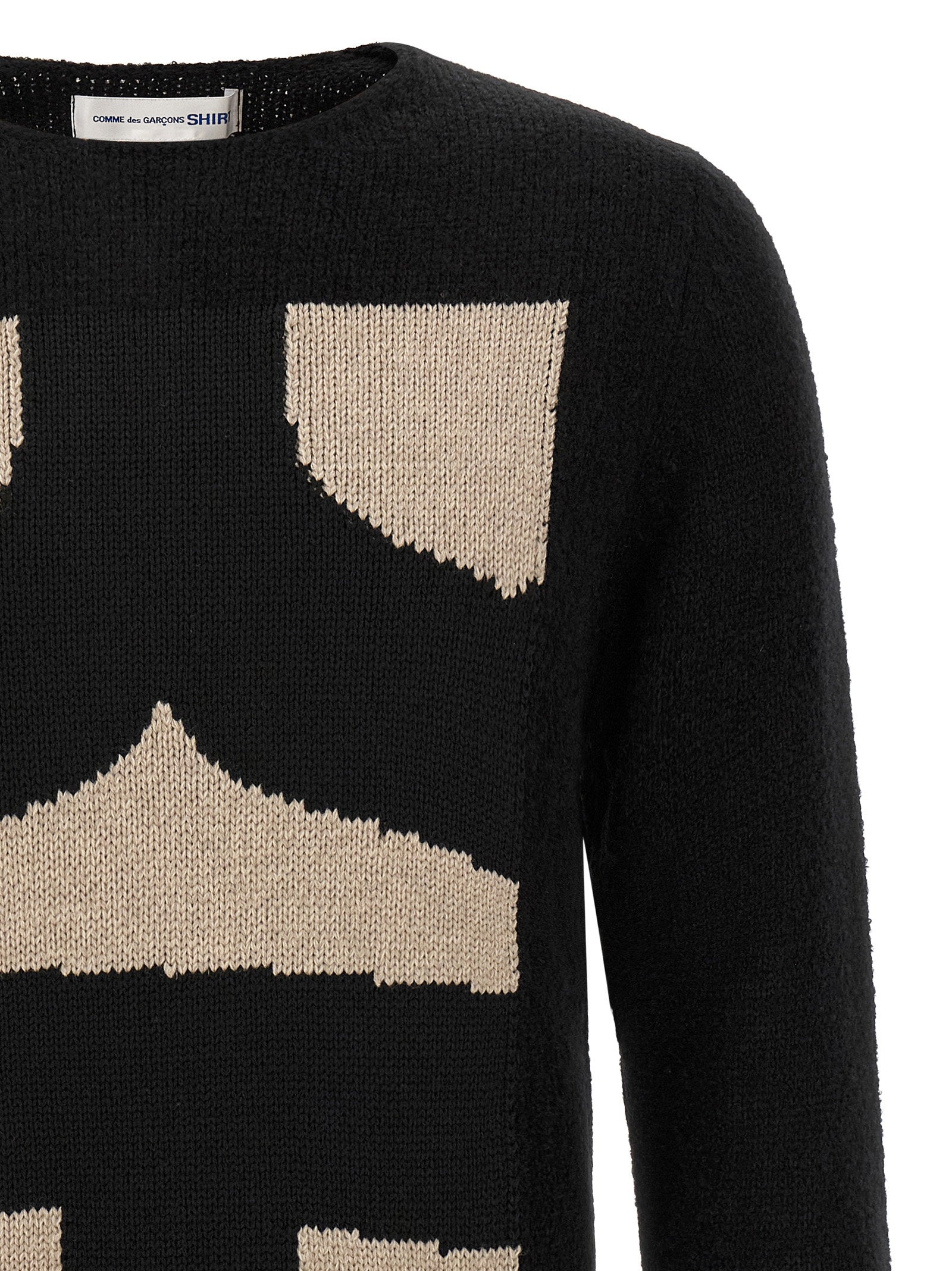 Comme Des Garcons Shirt Intarsia Sweater – 100% polyester - view 3