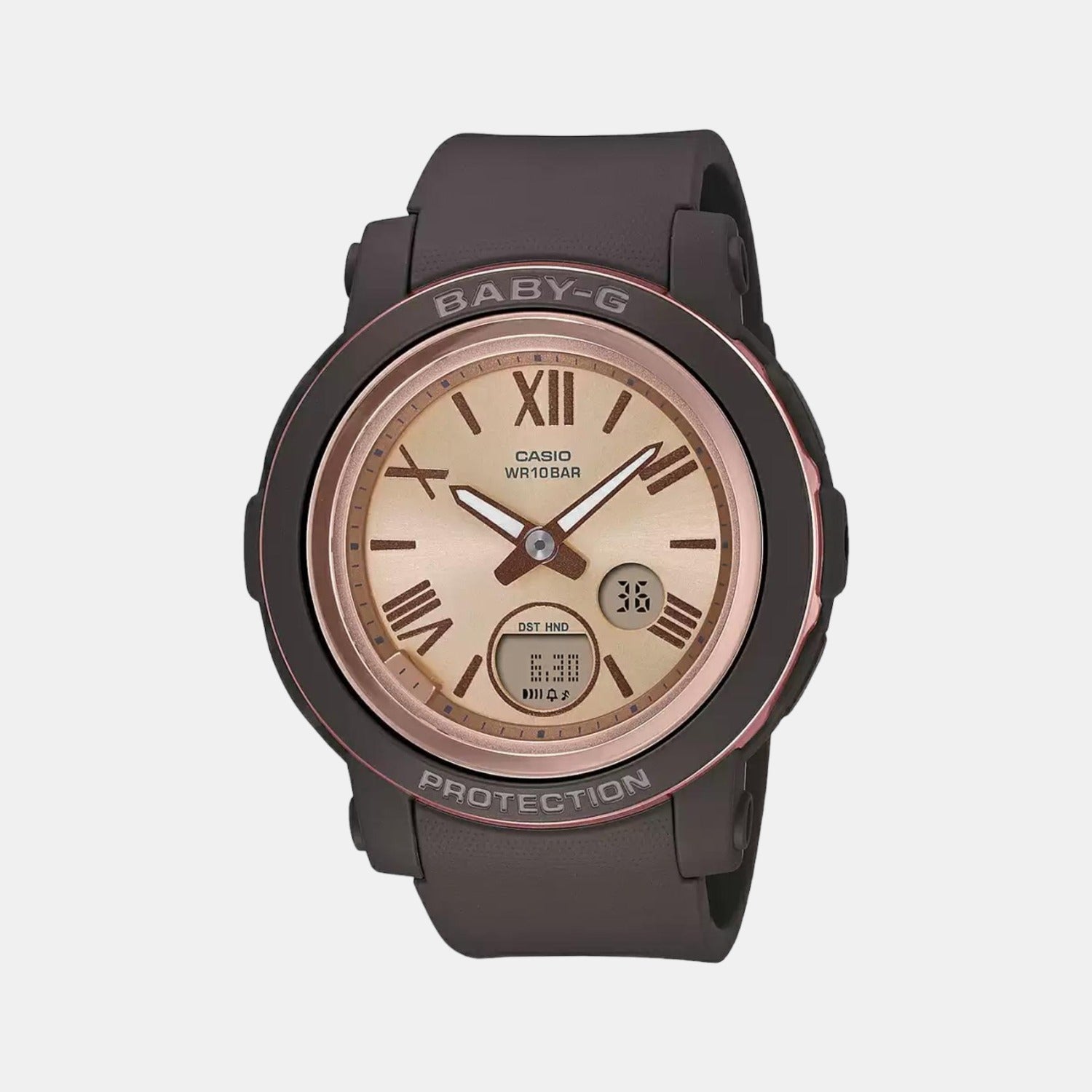 Casio Baby-G Women Quartz Black Dial Analog-Digital Resin Watch B219