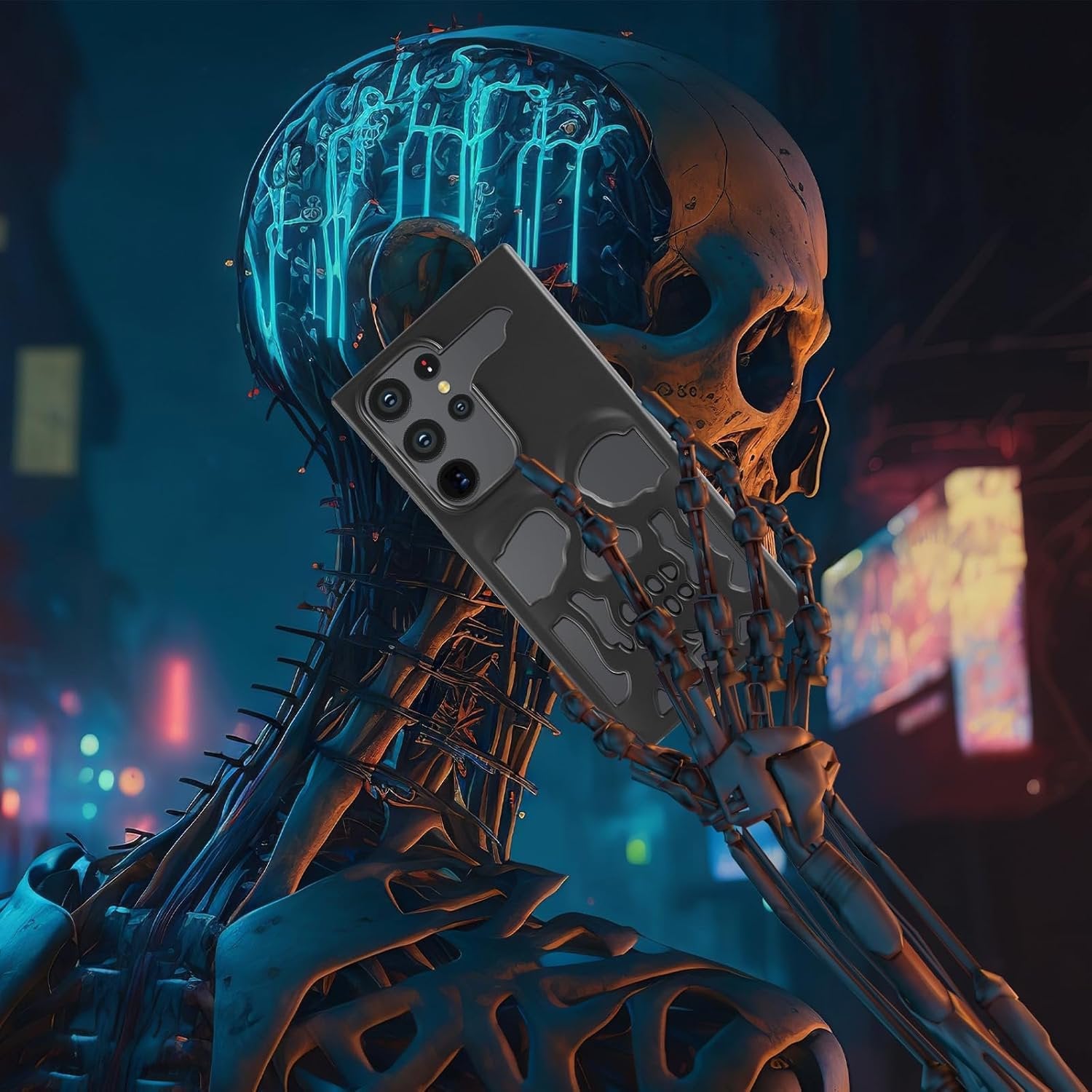 Million Cases Hollow Skull Cutting Case - Samsung