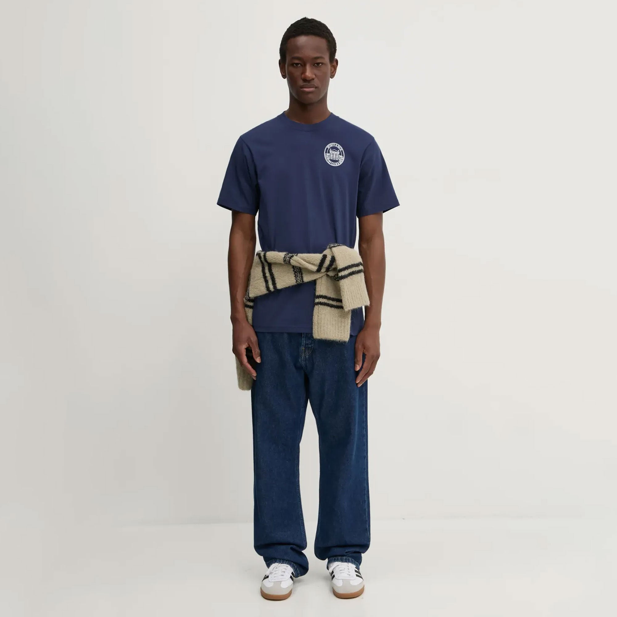 Sporty & Rich | Vendome Resort T-shirt { Navy - view 5