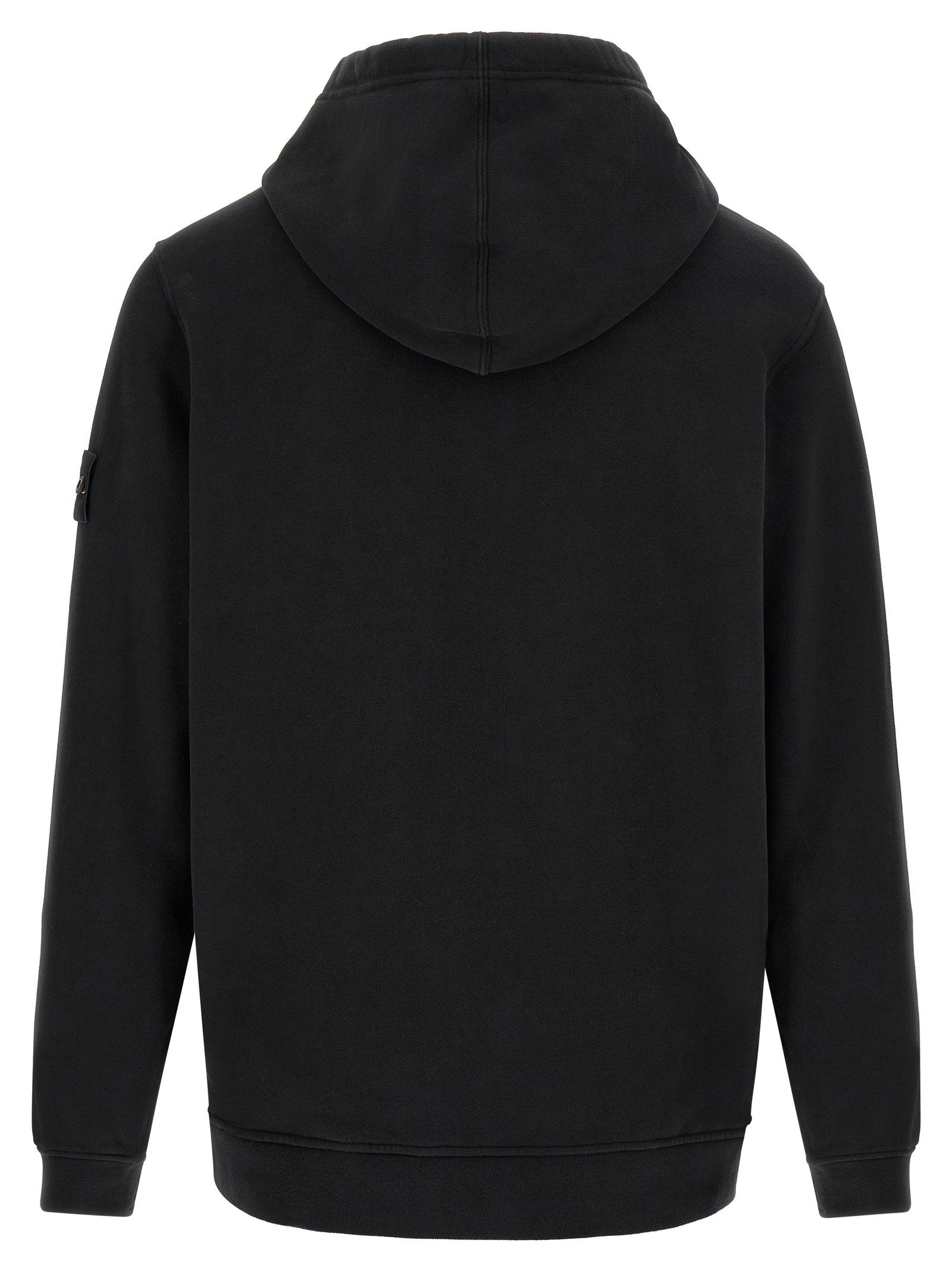 Badge Stone Island Hoodie – 99% cotton, 1% elastane - view 2