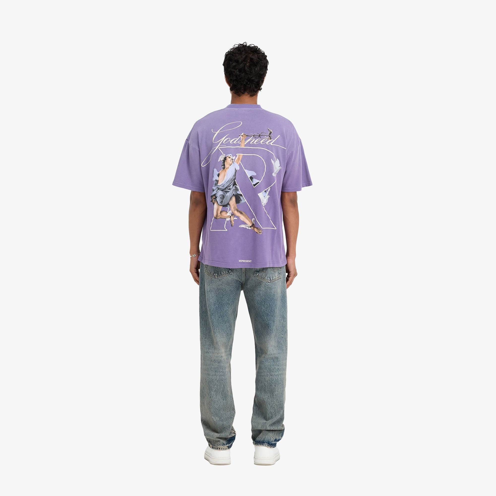 Represent | Hermes T-shirt { Purple - view 7